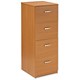 Trexus Filing Cabinet Lockable 4 Drawer Foolscap W476xD598xH1315mm Beech