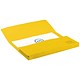 Elba Bright Manilla Document Wallet 285gsm Capacity 32mm Foolscap Yellow Ref 26619 [Pack 25]