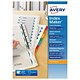 Avery IndexMaker Divider Set Unpunched 5-Part Ref 01814061