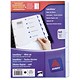 Avery IndexMaker Divider Set Punched 5-Part Ref 05063061[Pack 5]