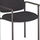 Trexus Intro Meeting Chair Stackable Back H390mm W490xD450xH470mm Charcoal Ref 10269-04KD
