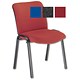 Sonix Mode Side Chair Stackable Back H400mm W465xD480xH480mm Burgundy