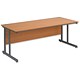 Trexus Cantilever 1800 Desk Rectangular W1800xD800xH720mm Beech