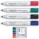 Staedtler Lumocolor Drywipe Markers Bullet Tip 2mm Line Assorted Colours Ref 351WP6 [Wallet 6]