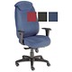 Influx Vitalize Executive Armchair with Adjustable Arms High Back H760mm W540xD520xH480-570mm Blue