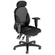 Influx Vitalize Armchair Heavy-duty Asynchronous Adjustable Arms Back H700mm W480xD480xH450-540mm Grey