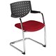 Influx Vitalize Visitors Armchair Cantilever Back H320mm W450xD480xH450mm Claret [Pack 2]