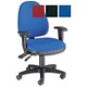 Trexus Dunedin Operator Chair Heavy-duty Asynchronous Back H480mm W480xD470xH445-580mm Blue