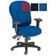 Trexus Christchurch Operator Chair Heavy-duty Asynchronous Back H610mm W520xD500xH480-580mm Blue