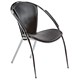 Sonix Toledo Visitors Chair H450mm W500xD440xH440mm Black