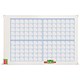 Sasco Planning Board Monthly Grid Magnetic Drywipe W900xH600mm Ref 3048101