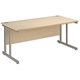 Trexus Plus Desk Cantilever Rectangular W1600xD800xH725mm Maple