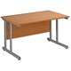 Trexus Plus Desk Cantilever Rectangular W1200xD800xH725mm Beech