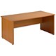 Trexus Plus Classic Panel-end Desk Rectangular W1600xD800xH725mm Beech
