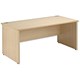 Trexus Plus Classic Panel-end Desk Rectangular W1600xD800xH725mm Maple