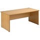 Trexus Plus Classic Panel-end Desk Rectangular W1600xD800xH725mm Oak