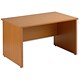 Trexus Plus Classic Panel-end Desk Rectangular W1200xD800xH725mm Beech