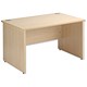 Trexus Plus Classic Panel-end Desk Rectangular W1200xD800xH725mm Maple