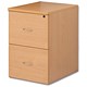 Influx Filing Pedestal Cabinet Lockable Desk-high 2 Drawer W460xD600xH720mm Beech