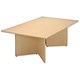 Influx Boardroom Table W2000xD1200xH730mm Maple