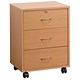 Influx Basic Standard Pedestal Mobile 3 Drawer W480xD390xH660mm Beech