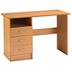 Influx Trumpington Desk Workstation Homeworking 3 Drawer W1100xD550xH775mm Beech