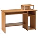 Influx Abington Workstation with Monitor Platform W1200xD600xH740-890mm Beech