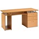 Influx Linton Workstation Filing 3 Drawer W1500xD690xH740mm Beech