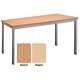 Influx Table Rectangular with 25mm Top W1200xD800xH720mm Beech