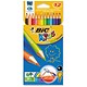 BIC KIDS Evolution Pencils Colour Splinter-proof Wood-free Vivid Assorted Ref 829029 [Wallet 12]