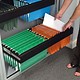 Adroit Roll-out Suspension Hanging Rail Cupboard Fitting Usable Length 840mm