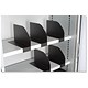 Adroit Shelf Divider Cupboard Fitting Black