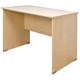 Tercel Post Room Table W1280xD800xH870mm Maple