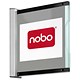 Nobo Double-sided Wall Sign 90 Degrees Perpendicular A4 W400xD15xH340mm Ref 1902345