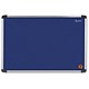 Nobo Flamesafe Noticeboard for Pins plus Hook and Loop Class 0 Approved W900xH1200mm Blue Ref 1902400
