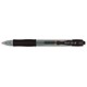 Pilot G205 Gel Rollerball Pen Rubber Grip Retractable 0.5mm Tip 0.3mm Line Black Ref BLG20501 [Pack 12]
