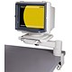 Fellowes Monitor Arm Heavy-duty Dual Clamp 25-89mm Capacity 36kg Platform W330xD330mm Ref 91691