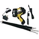 Energizer Spotlight Hard-cased with Strap Rechargeable 4 AA NiMH and 2 Chargers Luxeon 3W LED Ref 628330