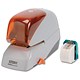 Rapid 5050E Stapler Electronic Blue and White for up to 50mm Depth Ref 20993200