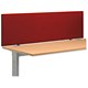 Trexus 1200 Desktop Screen with Easy-fit Clamps W1200xH450mm Burgundy