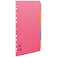 Concord Bright Subject Dividers Europunched 5-Part A4 Assorted Ref 50699