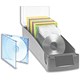 Exponent CD Whale Storage Unit High Capacity W165xD441xH172mm Black and Clear Ref 17001