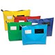 Versapak Mailing Pouch Gusseted Bulk Volume Sealable with Window PVC 380x340x75mm Green Ref CG2 GRS