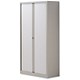Image of Trexus Tambour Cupboard Steel Side-opening W1000xD470xH1968mm Grey