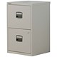 Trexus SoHo Filing Cabinet Steel Lockable 2-Drawer A4 W413xD400xH672mm Grey