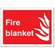 Stewart Superior Fire Blanket Self Adhesive Sign Ref FF085SAV