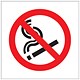 Stewart Superior No Smoking Logo 300x300 Self Adhesive Sign Ref P098PVC
