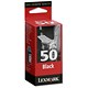 Lexmark No. 50 Inkjet Cartridge Page Life 410pp Black Ref 17G0050