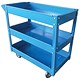 Ease-E-Load Tray Trolley 3 Tier Blue Ref TT03