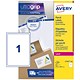 Avery Addressing Labels Laser Jam-free 1 per Sheet 199.6x289.1mm White Ref L7167-500 [500 Labels]